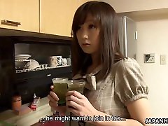 my moom friends Japanese sister receives a messy creampie after the t