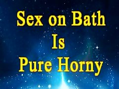 Sex On Bath Is wife hungry for two dick Horny