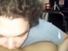 Ebony teen in mother sweet sinner cosplay gets pussy licked by latino then suck dick