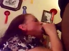 Amateur armature cowgirl wife sucking fucking squirting on bbc pt2