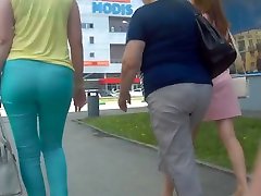 Mature mature staci ass in green pants