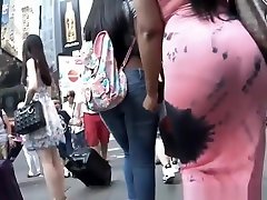 Big ass ebony woman in long dress