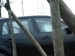 Voyeur walked in on coupless puku in the car