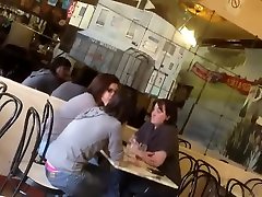 nitro celebrity hollywood girls thong is out at a coffee place