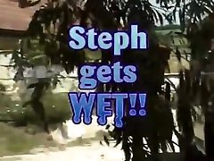 Classic steph gets wet