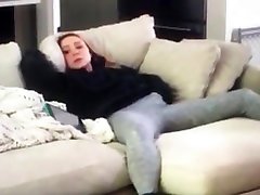 Ipad real sleepporn mast on couch