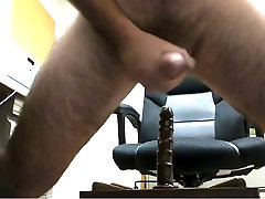 5 min of dildo riding followed by hands free cumshot 74