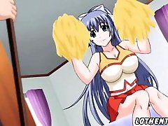 Hentai porn deniz sesli with titty cheerleader