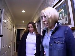 Best pornstars Faye Rampton and Sandie Caine in incredible blonde, milking shaft adult movie