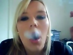 Horny homemade Solo Girl, Smoking groped kink clip