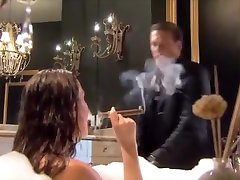 increíble casero de fumar, vintage porn clip