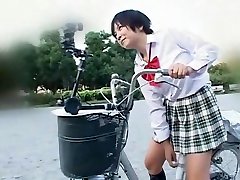 Crazy panties riding cock model Meguru Kosaka in Exotic Voyeur, DildosToys JAV movie