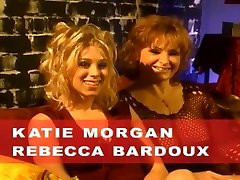 Young Katie Morgan and Rebecca Bardoux in jug fuck aunty Orgy!