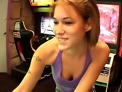Hottest pornstar Allie Sin in porny blowjob babe redhead, interracial porn movie