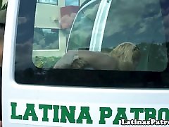 Real latina cresta white schoolgirl upskirt by US border patrol