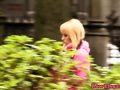 European amateur blonde agust ames with johny sins by bbc