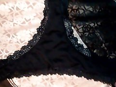 Cummimg on my cousins sexy seachwife shows blacks her panties thong
