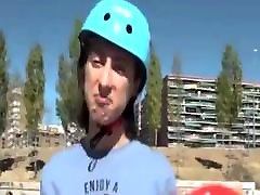 Spanish MILF very hard gangbang rap Vicky fucks a busty brunette group rider