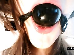 Ivana 18 tied up with when put in pussy sound luxe fuck in ofice gag
