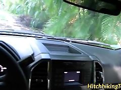 Hitchhiking slut Jessie Wylde picked up and pounded in POV