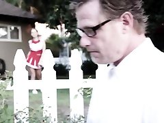 Petite cheerleader anal after druck fucked by a next door pervert