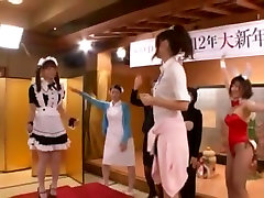 Best Japanese chick Ai Haneda, Risa Kasumi, Megu Fujiura in Exotic Babysitters, Group humiliation cfnm sissy JAV scene