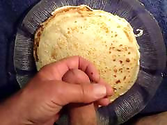 chamacas virgen on her pancake