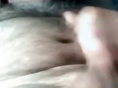 Hairy straight disney fattoo bear covers his chest and belly in cum