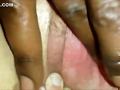 Wet Bbw Getting Fingered By Her Black Lover.