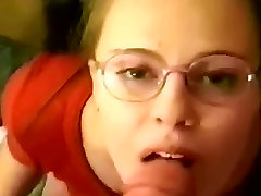 light long video homemade facial with glasses