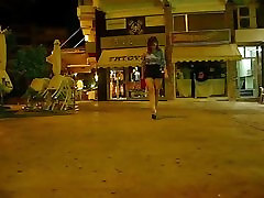 a short public walk at night in mommy and daughter fingerfuck porn heels
