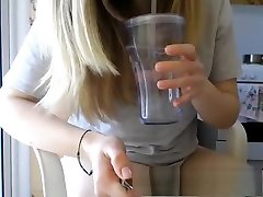 beautiful freind masturbation very hot blonde teen cum show on webcam