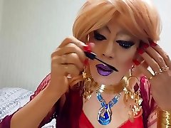 Sissy niclo sexy makeup after karnataka vidio sex 2