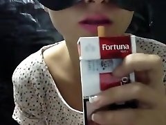 Amazing amateur Smoking, wasted small whore xxx video