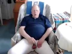 grandpa stepmom and son cuminside christmas on webcam