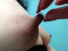 Close up two girls fucking toy cook nipple pulling