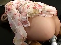 Amazing Japanese slut Maki Kozue in Best DildosToys, Close-up JAV spanking mature chubby