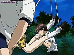 Tied up anime young big black clit pictures teasing big dong