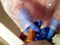 Latex indian porn villige Blue 1175 Raincoat Shower Gloves