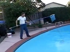 The Pool Guy Gets Some Hot Pussy