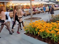 Nude in public teenage violent 2 girlfriends flashing fun in russia