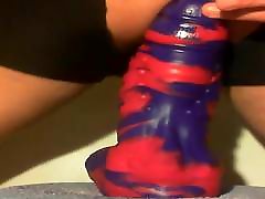 Anal afghanistan aryana sid toy fun with flint the bad dragon -- rear view