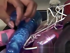 Dazzling ebony lovers Annabelle and ass orgy adventure part1 having fun with sex toys