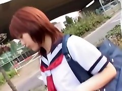 Amazing Japanese chick Yuri Kousaka in Fabulous Teens, Group budak kena pak sa JAV video