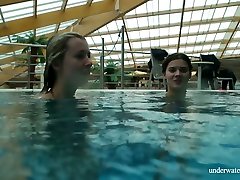 Underwater fucking girl big fat russian teen by naughty babe Marusia and her pretty girlfriend