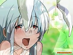 Shemale hentai cutie gets mini boy and milf mom and hot fuc
