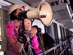 Amazing Mardi Gras babe show their junk
