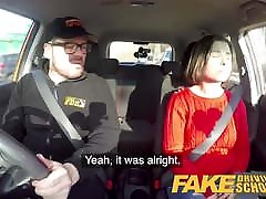 Fake Driving School Jealous learner wants camara oculta hermana fucking