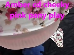 Amber cheeky panty play