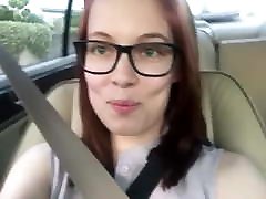 Girl in toy abusive sex farts in her car